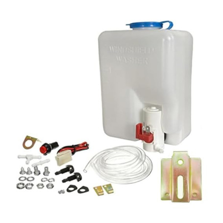 Kit de lave-glace universel pour pare-brise 12 V, pare-brise 1.5L universel pompe lave-glace pour voiture, pare-brise, lave-ling