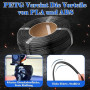 Ghligna Lot de 5 Filament PETG, Forte Ténacité PETG Filament 1.75, Précision Dimensionnelle ± 0,02 mm, PETG Noir Mat, Filament I