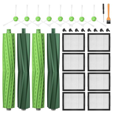 22 pièces d'accessoires pour aspirateur iRobot Roomba i7 i7+ j7 j7+/Plus i3 i3+ i4 i4+ i6 i6+ i8 i8+ E5 E6 E7, pièces de rechang