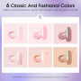 ROSALIND Gel pour Extension d'Ongle 6 Couleurs 10 ml UV Nail Réparation | UV LED Mini Quick Construction Poly Ongle, DIY Nail Ar