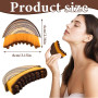Set de 2 Brosses Lymphatiques Visage - Designs doré et léopard pour un teint éclatant, outil de massage pour le drainage lymphat