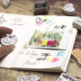 Aladine - Stampo Scrap Mini Alphabet - Kit de Tampons pour Carterie Créative - Scrap, DIY, loisirs créatifs - Set de tampons à e