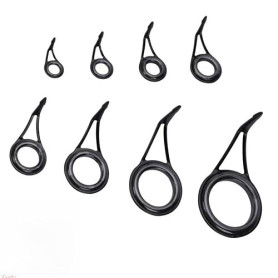 JFangZHZH Anneaux de Guide,Kit de réparation de Canne à pêche,8 Pièces Guides de Tige Durables Résistants à la Corrosion,pour Ea