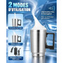 iplusmile Kit Rénovation Phare Voiture Vapeur Polymérisation, Bol Atomisation Chauffant pour Restauration Optiques Opaques et Ra