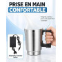 iplusmile Kit Rénovation Phare Voiture Vapeur Polymérisation, Bol Atomisation Chauffant pour Restauration Optiques Opaques et Ra
