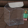 HENGBIRD Lot de 50 boîtes cadeaux transparentes en plastique - 5 x 5 x 5 cm - Boîte cadeau carrée transparente - Petite boîte d'