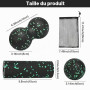 LOPHE Lot 3 Balles de Massage, Boules Haute Densité, Double Boule, Vert | Relaxation Douleurs Musculaires, Masser Pieds Dos Épau