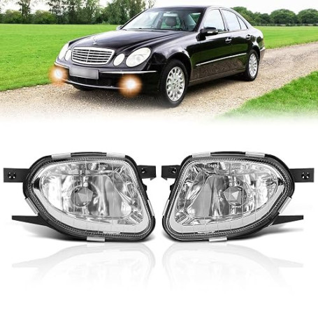 TangMiGe - Feux anti-brouillard compatibles avec Mercedes Benz Classe E (W211/S211) 03/2002-05/2004, Sprinter (906) 06/2006-12/2