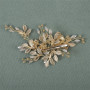 Épingle à Cheveux de Mariée, Rose Or Cristal Accessoires de Cheveux, Mariage Peigne de Cheveux de Bijoux Cheveux Perles Épingle 