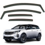 Lot de 4 déflecteurs d'air compatibles avec PEUGEOT 5008 MK2 modèles 2017 2018 2019 2020 2021 2022 2023 2024.