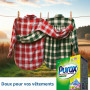 Lessive en poudre PUROX COLOR&WHITE (7 WL) en boîte, lessive antibactérienne 490 g (Lot de 2)