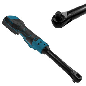 luolety Clé à cliquet sans fil 3/8" pour Makita batterie 18 V, jeu de clés à cliquet électriques rallongé de 16cm avec lumière L