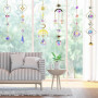400 Pièces Kit de Fabrication DIY d’Attrape-Soleil, Créez Votre Suncatcher pour Décor de Fenêtre, Ensemble de Cristaux Colorés à