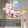 Arc-en-Ciel Attrape-Soleil en Cristal Coloré, Pendentif Suncatcher Soleil Cristal Décoration, Capteur Ornement pour Fenêtre Jard