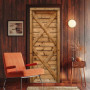 arricraft 2pcs Trompe L'oeil Décorative Sticker de Porte, Vintage en Bois | 200x80cm Autocollants Artistiques de Réfrigérateur P