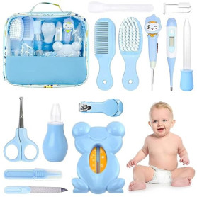 Trousse de Soin Bébé, HyAdierTech 13 Bébé Naissance Set, Kit de Soin Bébé, soins bébé Infirmière nouveau-né Bébé Clou Cheveux So