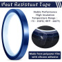 Outus 4 Rouleaux 10 mm x 33 m 108 ft Ruban Chauffant pour Sublimation | Ruban Résistant à Chaleur sans Résidus, Ruban de Transfe
