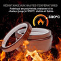 5 Rouleaux Scotch Thermique 10 mm x 33 m, Ruban Chauffant pour Sublimation Haute Température 230°C, Scotch Sublimation sans Rési