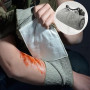 Garrot Tourniquet, Pansement Israelien 2 Pcs, Pansement Compressif Hemostatique Urgence, Garrot Tourniquet Militaire de 6'', ave