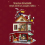 Lumibricks Vie de Ville Pub de Noël, Construction Modulaire avec Lumières LED Dynamiques, Musique de Noël et Audio Personnalisé,