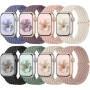 Oielai 8 Pack Tressé Bracelet pour Apple Watch Bracelet 40mm 41mm 38mm 42mm | Bande Solo Loop réglable pour iWatch Series 12 11