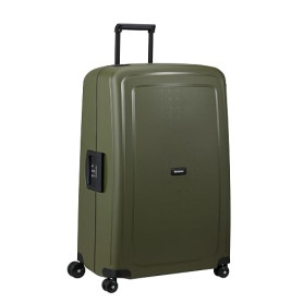 Samsonite S'Cure Valise 4 Roues, 81 cm | Olive, valise rigide, 81H x 55W x 35D cm, 138 L, 5.0 kg, avec serrure TSA et poignée de