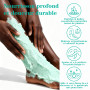 Liillya Gommage Corps & Pieds Naturel au Sel Marin, Arbre à Thé & Menthe Poivrée – Exfoliant Hydratant pour Peau Sèche, Talons &