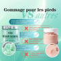 Liillya Gommage Corps & Pieds Naturel au Sel Marin, Arbre à Thé & Menthe Poivrée – Exfoliant Hydratant pour Peau Sèche, Talons &