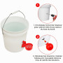 Dengthrive 14 Pcs Abreuvoir Automatique Poule Abreuvoir Poules 2 Forets | Distributeur Eau Poule Étanche Abreuvoir Poules Automa