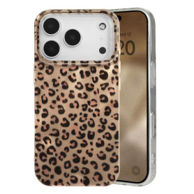 Reownest Coque pour iPhone 18 Pro Max Cute Motif de Léopard Guépard-Or | Mignonne Vintage Léopard Esthétique Design, Souple Pail