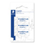 Staedtler Rasoplast 526 B - Blister 3 Gommes Blanches Sans Latex 526 B30 | Peu de résidus, gommage net – sans phtalates & latex,