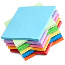 240 feuilles Papier origami 10 couleurs feuille cartonnée couleur a4 | Pliage facile, couleurs vives, papier cartonné, double fa