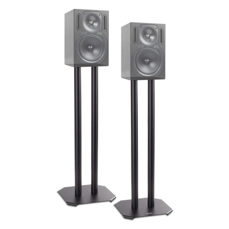 Duronic SPS1022 /60 Paire de Pieds d'Enceintes - 60 cm de Hauteur - Lestable avec du Sable - Cônes pour réduire Vibrations - Com