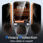JETech Verre Trempé Anti-Espion pour iPhone 17 Pro Max, Lot de 2 | 9H Protection D'écran, Outil d'Installation Facile, Design An