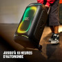 JBL PartyBox 330 Enceinte Bluetooth Portable, Noir | Son JBL puissant, Jeu de Lumières Dynamique, AI Sound Boost, Poignée Télesc