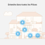 EZVIZ 2K Sonnette vidéo sans Fil avec caméra+Panneau Solaire+Carillon, Double Objectif, détection de Personnes/Paquet, Vision No