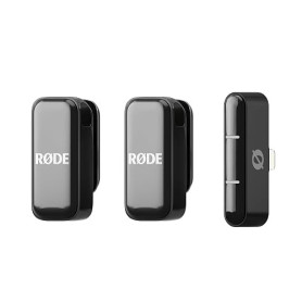RØDE Wireless Micro - Microphone sans Fil Compact, Deux micros avec étui de Charge pour la création de Contenu sur Smartphone -