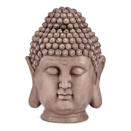 Figure décorative de jardin Buda Tête Gris Polyrésine (31,5 x 50,5 x 35 cm) 147,99 €