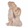 Figure décorative de jardin Buda Blanc/Or Polyrésine (35,5 x 54,5 x 42 cm) 201,99 €