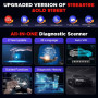 LAUNCH X431 CRP919E BT OBD2 Valise Diagnostic Auto Multimarque avec Système Complet, 45+ Réinitialisation, Codage ECU, CANFD&DOI