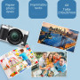 Inkuway 300gsm Papier Photo Brillant Épais A4 100 Feuilles - Kraft Papier pour Imprimante Jet d'Encre, Pour l'Impression d'Œuvre
