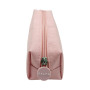 Q Kalon - Trousse Scolaire Rose | 1 Compartiment, Trousse Multifonction, Polyester Résistant, Dimensions 22,5x6x6 cm, Fourniture