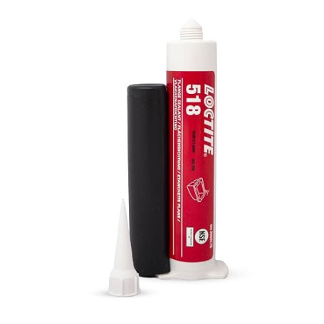 Loctite® 518 Cartouche standard, Joint de Surface Anaérobie, 50 ml | Joint de Surface Anaérobie, Étanchéité Parfaite pour Surfac