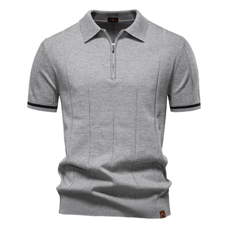 OlyljpinZ Polo Homme Manches Courtes Polo de Golf Léger Chemises de Travail Été Décontracté Vacances Polo Shirts Tricoté Extensi