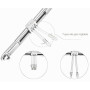 Nordic Bbq Store Brûleur de tube oblong universel réglable de rechange pour barbecue s'étend de 38 cm à 56 cm