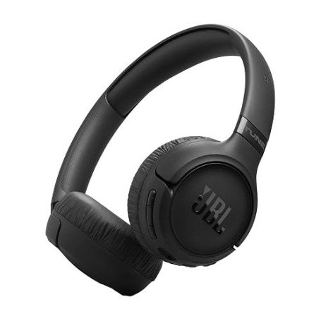 JBL Tune 680 NC Casque Supra-Auriculaire sans Fil, Noir | 76 heures d’autonomie, Réduction de Bruit Adaptative, Bluetooth 6.0, F