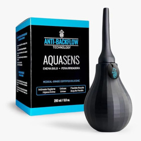 AQUASENS Boltex Medical Poire à Lavement - Anti-Retour - 290ml – Douche Anale & Intime Homme Femme, Silicone Médical, Nettoyage