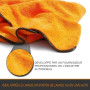 Glart 44WG Chiffon Microfibre De Sechage Auto XXL 90 x 60 cm, Ultra Absorbant, Doux, Sans Peluches, Pour Voiture, Moto, Bateau,