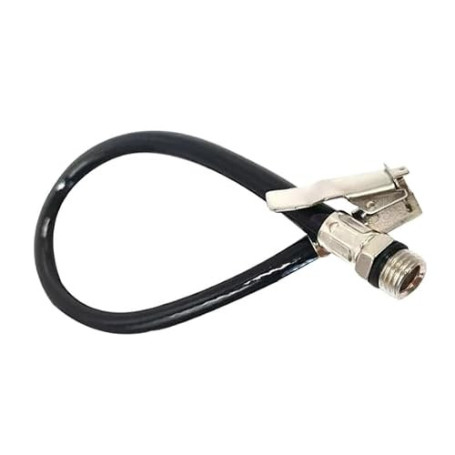 Dstarymnix Tuyau Gonfleur Pneu Compatible Valve Auto (Schrader), Flexible de Gonflage, Tuyau Gonflage Pneu Voiture, Embout Gonfl