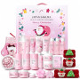 Calendrier de l'Avent Beauté 2026, 24 pièces Soins Visage Sakura Noël | Coffret Cadeau Idéal pour Femmes, Filles et Adolescents